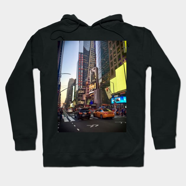 Times Square, Manhattan, New York City Hoodie by eleonoraingrid